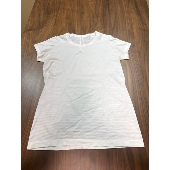 Lululemon swiftly tech short sleeve crew size 12 white
 - Picture 2 of 5